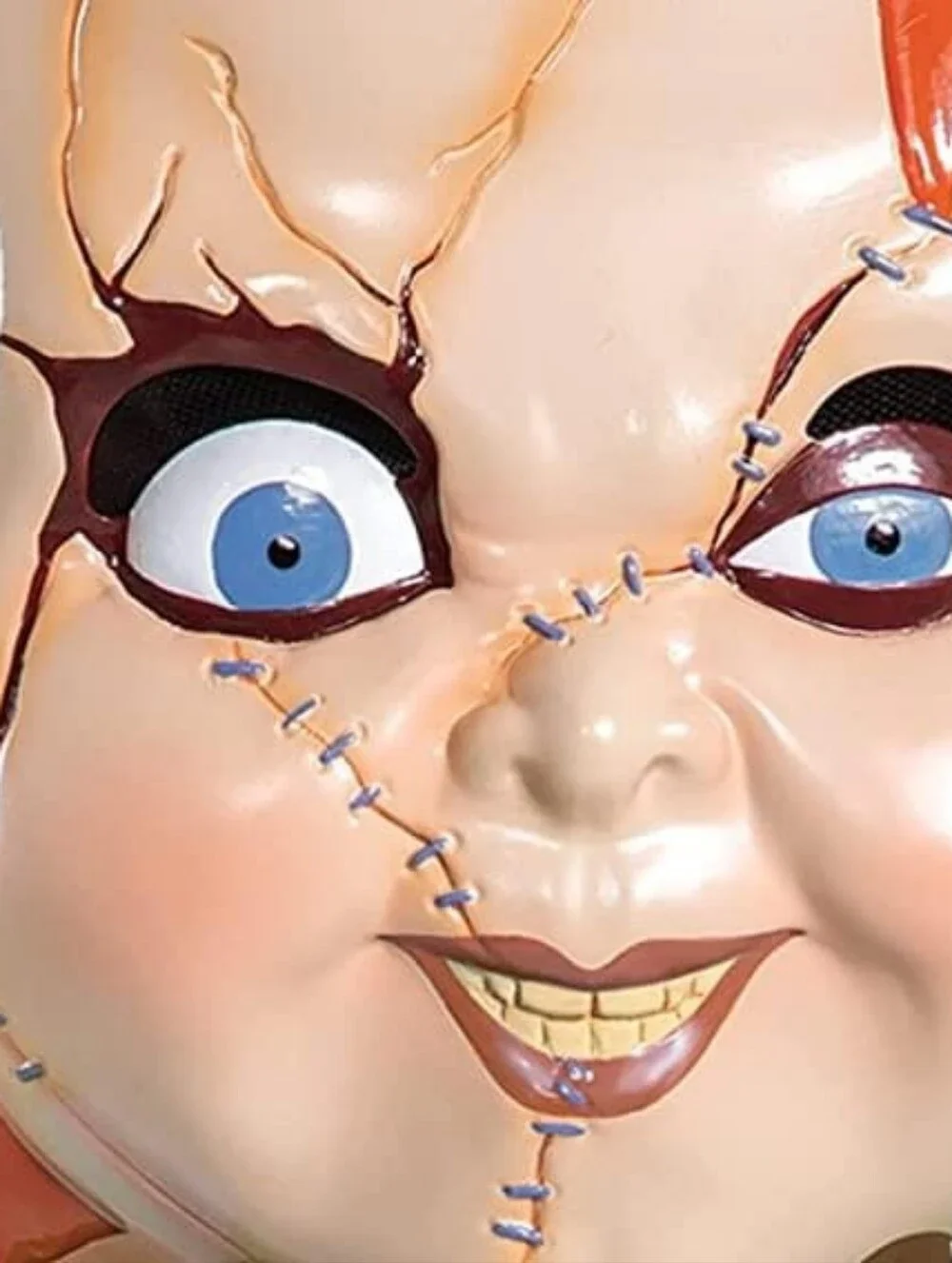 NWT Chucky Mask Move-A-Mask Kid To Adult Halloween Costume Child's Play One Size